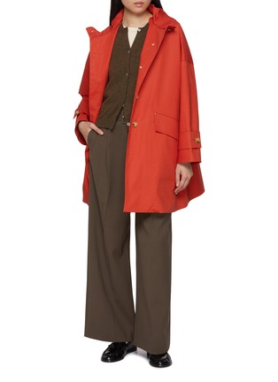 Figure View - Click To Enlarge - MACKINTOSH - Humble Hood Detachable Liner Coat