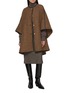 Figure View - Click To Enlarge - MACKINTOSH - Sanquhar Houndstooth Cape