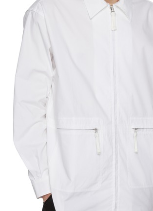  - COMME DES GARÇONS HOMME - Zip Up Cotton Oxford Shirt
