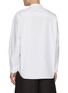 Back View - Click To Enlarge - COMME DES GARÇONS HOMME - Zip Up Cotton Oxford Shirt