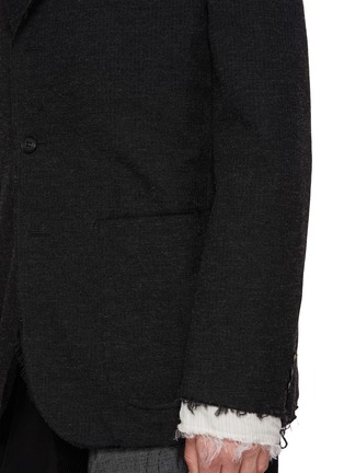  - COMME DES GARÇONS HOMME - Single Breasted Herringbone Blazer