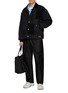 Figure View - Click To Enlarge - COMME DES GARÇONS HOMME - Patchwork Cotton Oxford Jacket