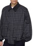  - COMME DES GARÇONS HOMME - Checkered Zip Up Cotton Jacket