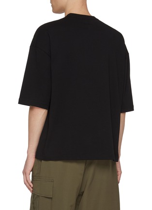 Back View - Click To Enlarge - COMME DES GARÇONS HOMME - Patchwork Cotton T-Shirt