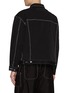 Back View - Click To Enlarge - COMME DES GARÇONS HOMME - Contrast Stitch Trucker Jacket