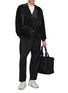 Figure View - Click To Enlarge - COMME DES GARÇONS HOMME - Patchwork Wool Cardigan