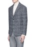 Front View - Click To Enlarge - TOMORROWLAND - Diamond jacquard Ferla alpaca-wool soft blazer