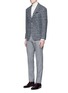 Figure View - Click To Enlarge - TOMORROWLAND - Diamond jacquard Ferla alpaca-wool soft blazer