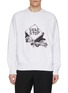 Main View - Click To Enlarge - COMME DES GARÇONS HOMME - Dead Stop Printed Cotton Sweatshirt