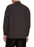 Back View - Click To Enlarge - COMME DES GARÇONS HOMME - Flannel Checkered Cotton Shirt