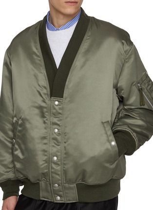  - COMME DES GARÇONS HOMME - Deep V-Neck Bomber Jacket