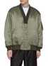 Main View - Click To Enlarge - COMME DES GARÇONS HOMME - Deep V-Neck Bomber Jacket