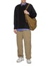 Figure View - Click To Enlarge - COMME DES GARÇONS HOMME - Vertical Patchwork Cotton Sweatshirt