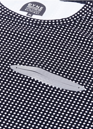 Detail View - Click To Enlarge - DYNE - Dot overlay stretch jersey T-shirt