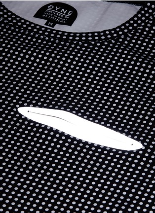 Detail View - Click To Enlarge - DYNE - Dot overlay stretch jersey T-shirt
