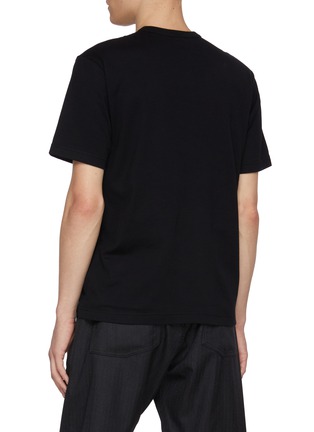 Back View - Click To Enlarge - COMME DES GARÇONS HOMME - HOMME Logo Cotton T-Shirt