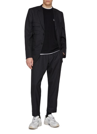 Figure View - Click To Enlarge - COMME DES GARÇONS HOMME - HOMME Logo Cotton T-Shirt