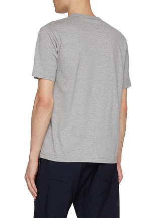 Back View - Click To Enlarge - COMME DES GARÇONS HOMME - HOMME Logo Cotton T-Shirt