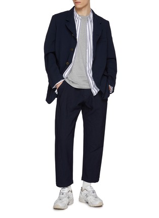 Figure View - Click To Enlarge - COMME DES GARÇONS HOMME - HOMME Logo Cotton T-Shirt
