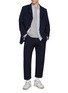 Figure View - Click To Enlarge - COMME DES GARÇONS HOMME - HOMME Logo Cotton T-Shirt
