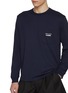  - COMME DES GARÇONS HOMME - Logo Patch Pocket Long Sleeve Cotton T-Shirt