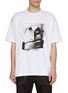 Main View - Click To Enlarge - COMME DES GARÇONS HOMME - Ralph Steadman Face Printed Cotton T-Shirt