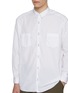  - COMME DES GARÇONS HOMME - Contrast Stitch Cotton Pocket Shirt