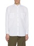 Main View - Click To Enlarge - COMME DES GARÇONS HOMME - Contrast Stitch Cotton Pocket Shirt