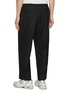 Back View - Click To Enlarge - COMME DES GARÇONS HOMME - Houndstooth Elasticated Straight Leg Wool Pants