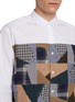  - COMME DES GARÇONS HOMME - Patchwork Insert Cotton Oxford Shirt