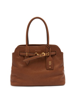 Main View - Click To Enlarge - MIU MIU - Medium Aventure Leather Handbag