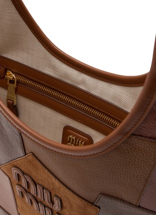 Detail View - Click To Enlarge - MIU MIU - Ivy Vertical Patchwork Leather Tote Bag