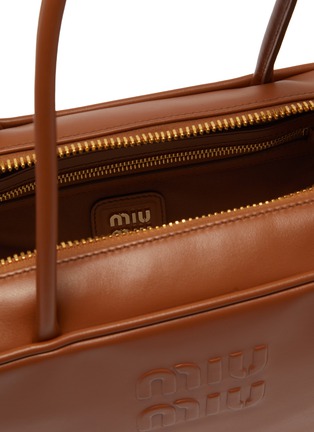 Detail View - Click To Enlarge - MIU MIU - Medium Beau Leather Handbag