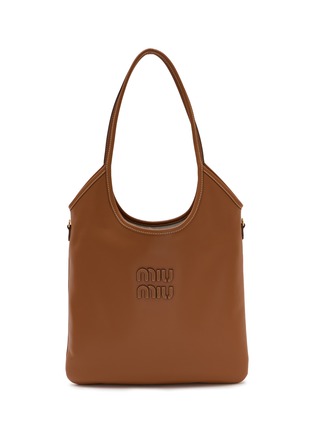 Main View - Click To Enlarge - MIU MIU - Ivy Vertical Leather Tote Bag