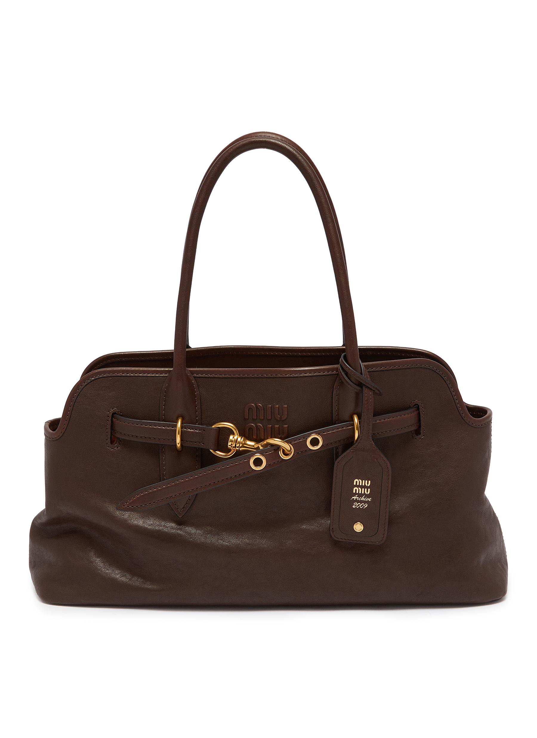 Handbag Collezione Borse Miu Miu MIU MIU Aventure Large Leather 