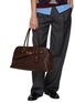 Figure View - Click To Enlarge - MIU MIU - Large Aventure Leather Handbag