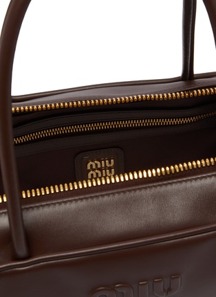 Detail View - Click To Enlarge - MIU MIU - Medium Beau Leather Handbag