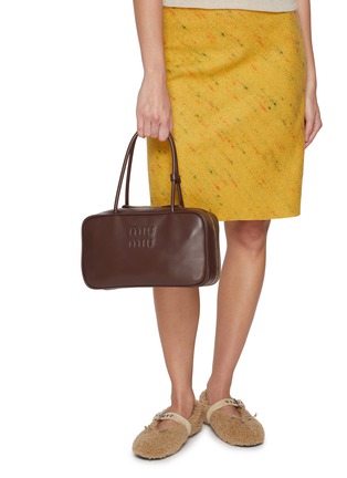 Figure View - Click To Enlarge - MIU MIU - Medium Beau Leather Handbag
