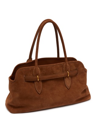 Detail View - Click To Enlarge - MIU MIU - Large Aventure Suede Handbag