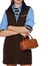 Figure View - Click To Enlarge - MIU MIU - Medium Arcadie Padded Leather Bag
