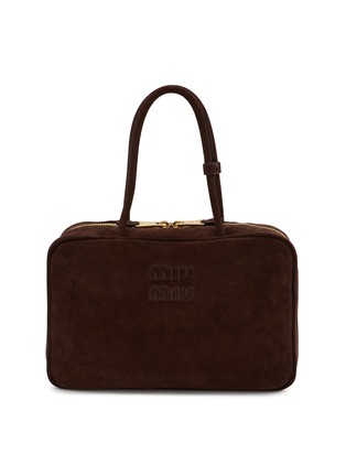 Main View - Click To Enlarge - MIU MIU - Large Beau Leather Shoulder Bag