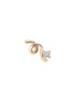 Main View - Click To Enlarge - BEA BONGIASCA - Mini Loop 9K Gold Diamond Single Earring