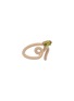 Detail View - Click To Enlarge - BEA BONGIASCA - Baby Vine Tendril 9K Gold Silver Peridot Enamel Ring