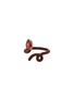 Detail View - Click To Enlarge - BEA BONGIASCA - Baby Vine Tendril 9K Gold Silver Garnet Enamel Ring  — EU 54