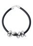 Main View - Click To Enlarge - BEA BONGIASCA - Maxi Vine Silver Leather Cord Necklace
