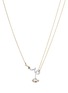 Main View - Click To Enlarge - BEA BONGIASCA - Baby Vine 9K Gold Crystal Enamel Pendant Necklace