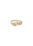 Main View - Click To Enlarge - BEA BONGIASCA - Loop 9K Gold Diamond Ring — EU 54