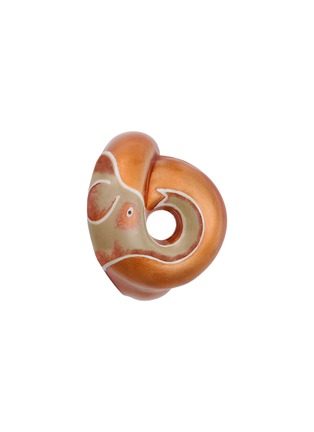 Main View - Click To Enlarge - BEA BONGIASCA - Tarallo Sterling Silver Enamel Ring — EU 48