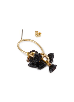 Detail View - Click To Enlarge - MONSHIRO - Hollyhock Gold Plated Brass Earrings