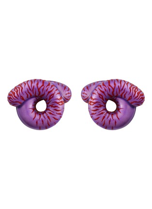 Main View - Click To Enlarge - BEA BONGIASCA - Tarallo Sterling Silver Enamel Earrings